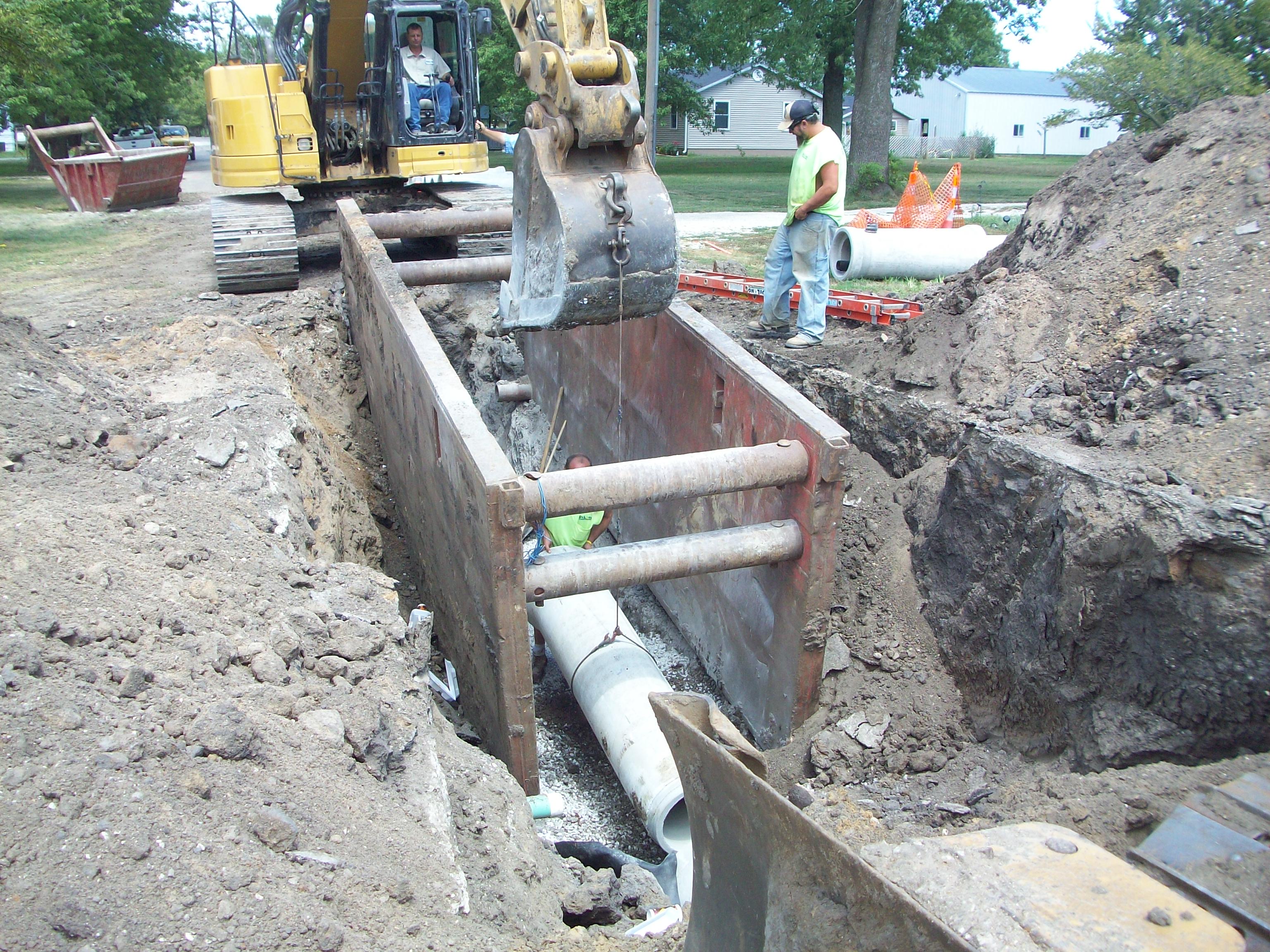 Underground Utility Installation DeLong Construction Inc. Earth